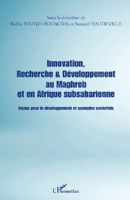 Innovation, Recherche & Développement au Maghreb et en Afrique subsaharienne: Enjeux pour le développement et exemples sectoriels by Redha Younes Bouacida, Haudeville Bernard