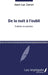 De la nuit à l'oubli: Poèmes et pensées by Jean-Luc Caron