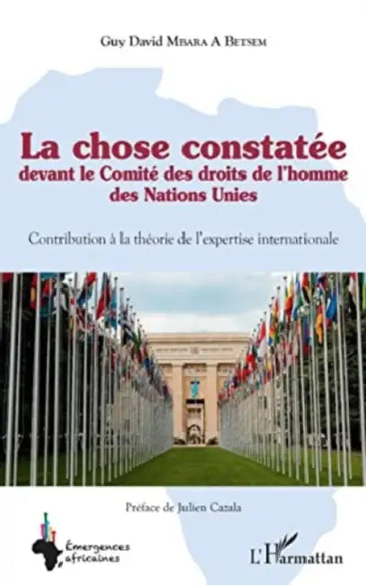 La chose constatée devant le Comité des droits de l'homme des Nations Unies: Contribution à la théorie de l'expertise internationale by Mbara a Betsem Guy David