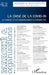 La crise de la Covid-19: Le marché et les organisations en perspective by Dimitri Uzunidis
