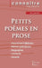 Fiche de lecture Petits poèmes en prose de Baudelaire (Analyse littéraire de référence et résumé complet) by Baudelaire, Charles