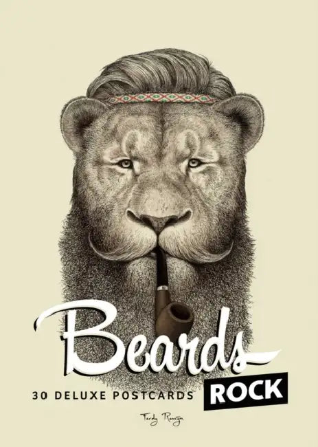 Beards Rock: 30 Deluxe Postcards by Sarah La Barbière de Paris