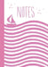 Carnet Marinière Rose bonbon by Hello Editions