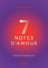 Sept Notes d'Amour by Sandrine Mansel