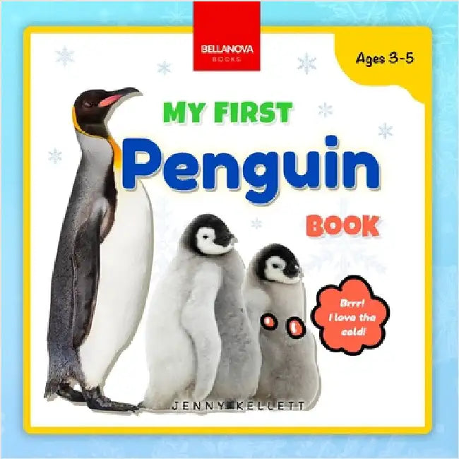 My First Penguin Book: Activities and Fun Facts About Penguins for Kids 3-5 by Kellett, Jenny