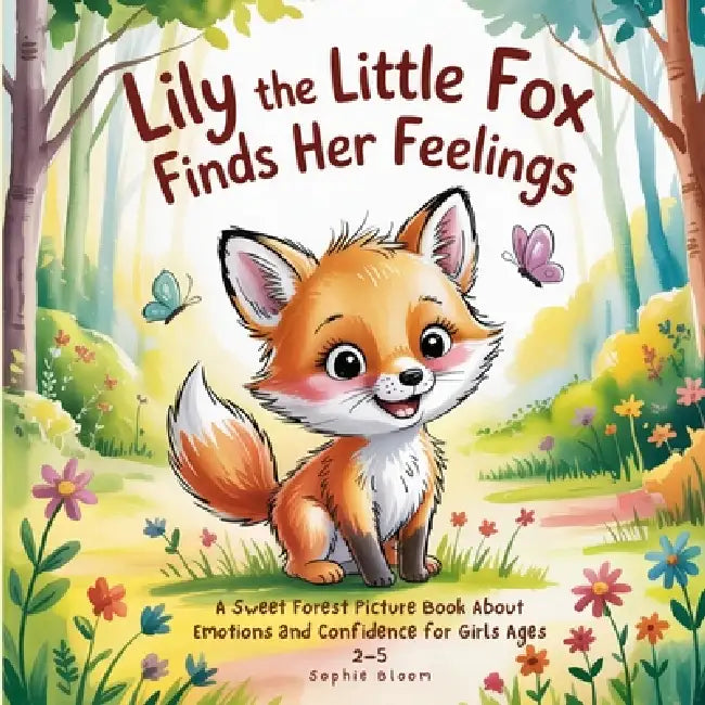 Lily the Little Fox Finds Her Feelings: A Sweet Forest Picture Book About Emotions and Confidence for Girls Ages 2-5 by Sophie Bloom