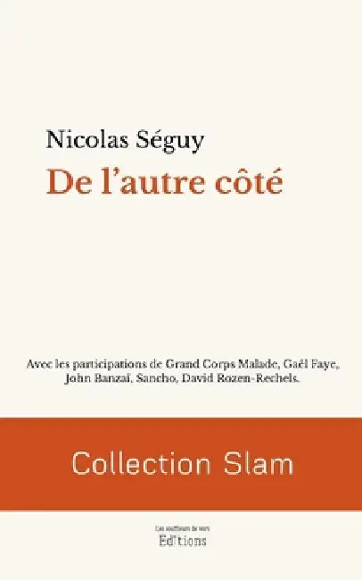 De l'autre côté by Nicolas Séguy, Editions Les Souffleurs de Vers
