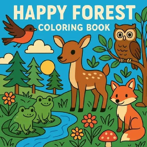 Happy Forest - Coloring Book by Martin, Chris