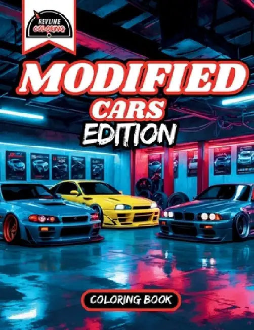 Revline Coloring Modified Cars Edition Car Coloring Book by Revline Coloring