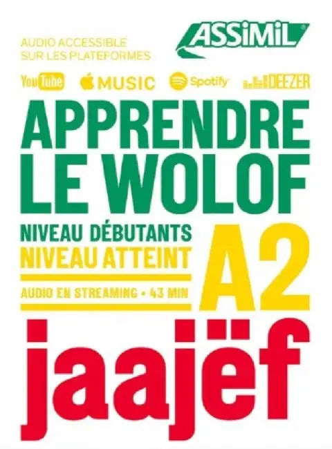 Apprendre Le Wolof Niveau A2 by Jean Leopold Diouf