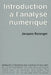 Introduction à l'analyse numérique by Jacques Baranger