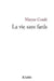 La vie sans fards by Maryse Condé