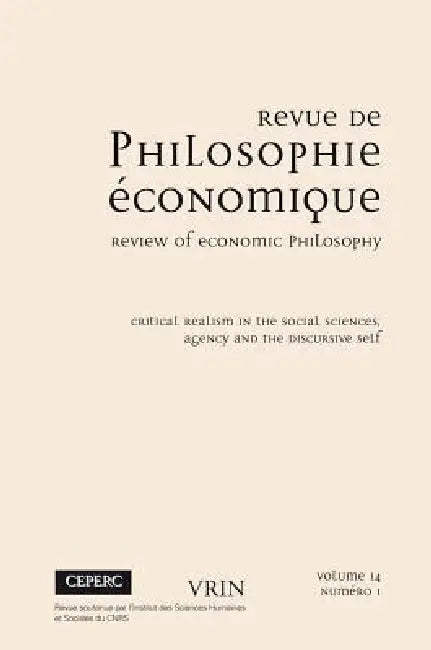 Critical Realism in the Social Sciences, Agency and the Discursive Self by Vinca Bigo, Thomas Segot Lagoarde, Vinca Bigo