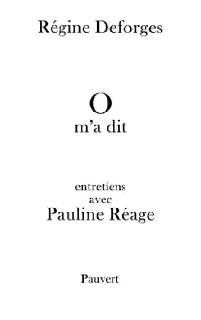 O m'a dit by Deforges-R