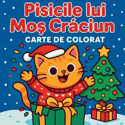 Pisicile lui Moș Crăciun - Carte de colorat by Chris Martin