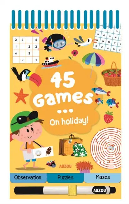45 Games... on Holidays! by Auzou Publishing