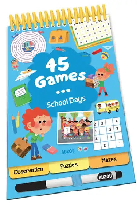 45 Games...School Days! by Auzou Publishing