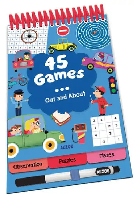 45 Games... Out and About! by Auzou Publishing