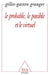 Probable, the Possible and the Virtual / Le Probable, le possible et le virtuel by Gilles-Gaston Granger