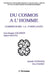Du cosmos à l'homme - Comprendre la complexité by Jean Jacques Salomon, Universit E De Pau Et Des Pays De Ladour