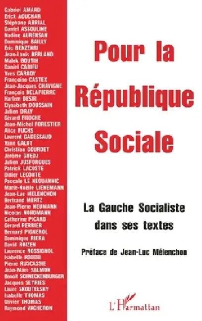 Pour La Republique Sociale by Jean-Luc Maelenchon