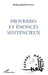 Proverbes et énoncés sentencieux by Michel Quitout