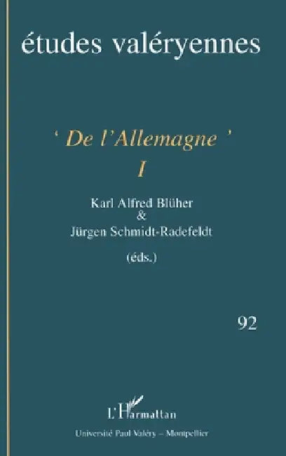 De l'Allemagne by Serge Bourjea