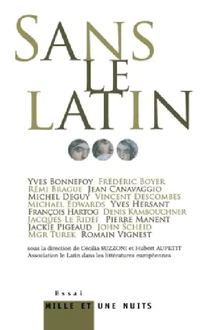 Sans le latin... by Cécilia Suzzoni, Hubert Aupetit