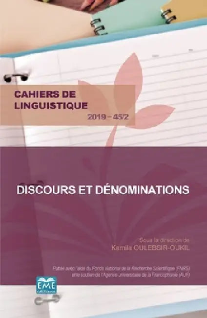 Discours et dénominations by Collectif