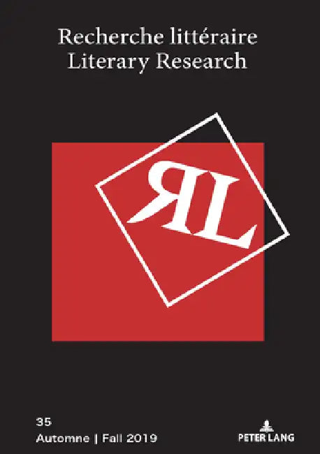 Recherche littéraire/Literary Research: Fall 2019... by Marc Maufort