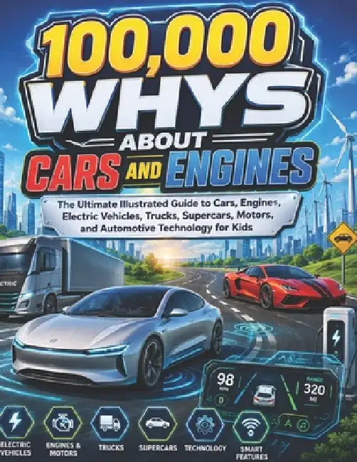 100,000 Whys About Cars and Engines: The Ultimate Illustrated Guide to Cars, Engines, Electric Vehicles, Trucks, Supercars, Motors, and Automotive Tec by Dr Orlando H Paul