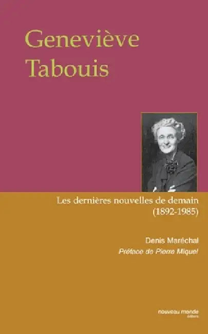 Genevieve Tabouis by Nveau Monde