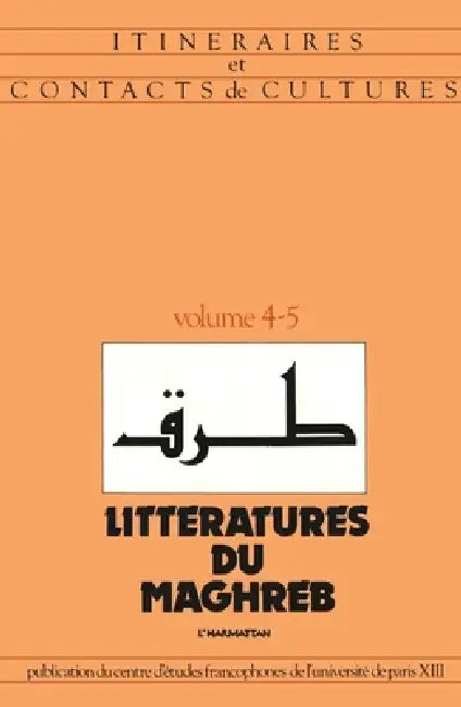 Littératures du Maghreb by Tbd