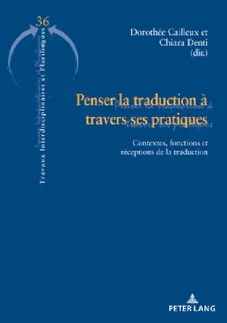 Penser la traduction à travers ses pratiques: Contextes, fonctions et réceptions de la traduction by Dorothée Cailleux