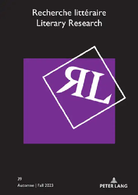 Recherche littéraire / Literary Research: Automne / Fall 2023 by Marc Maufort