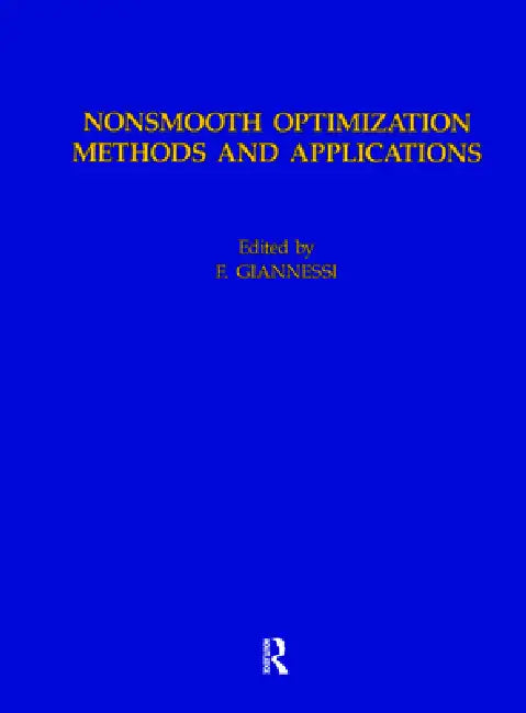 Nonsmooth Optimization Methods by F. Giannessi