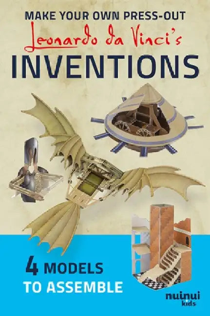 Make Your Own Press Out - Leonardo da Vinci's Inventions by David Hawcock