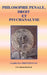 Philosophie Penale, Droit Et Psychanalyse by Vassiliki-Piyi Christopoulou