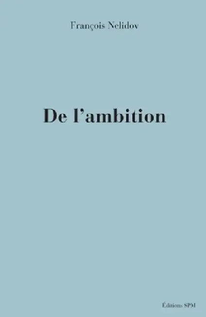 De l'ambition by Schechter Francois