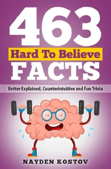 463 Hard to Believe Facts: Better Explained, Counterintuitive and Fun Trivia by Andrea Leitenberger