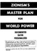 Zionism's Master Plan for World Power by Stephen Paulsen