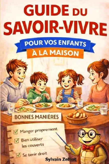Guide du Savoir-vivre pour vos enfants à la maison: Apprendre les bonnes manières, le respect et la politesse, l'autonomie et l'organisation, les règl by Sylvain Zelliot