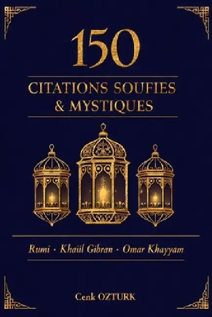 150 Citations Soufies & Mystiques: Les meilleures citations de Rumi, Khalil Gibran et Omar Khayyam by Cenk Öztürk