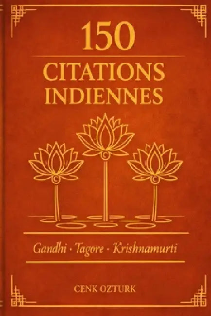 150 Citations Indiennes: Les meilleures citations de Gandhi, Tagore et Krishnamurti by Cenk Öztürk