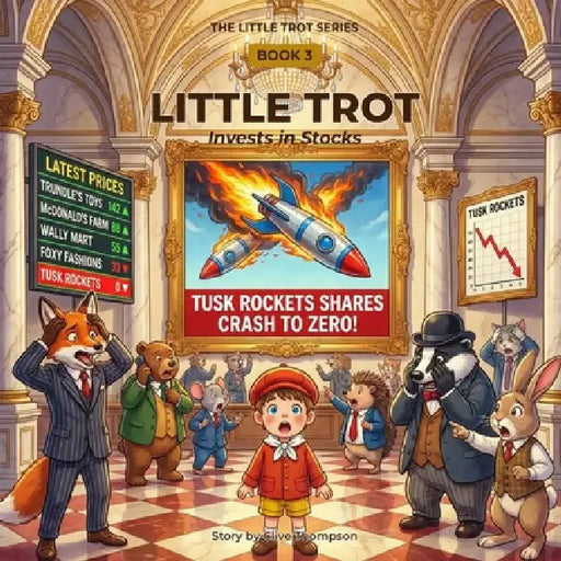 Little Trot Invests in Stocks: Financial Literacy for Kids by Clive Thompson