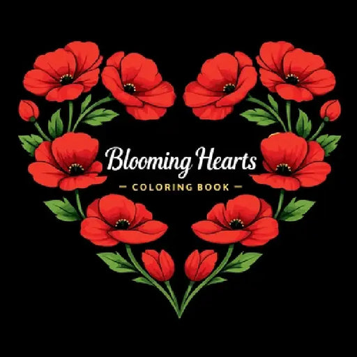 Blooming Hearts - Coloring Book by Johana Iahn