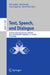 Text, Speech, and Dialogue: 21st International Conference, Tsd 2018, Brno, Czech Republic, September 11-14, 2018, Proceedings by Petr Sojka