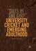 University Cricket and Emerging Adulthood: Days in the Dirt by Harry C. R. Bowles