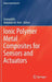 Ionic Polymer Metal Composites for Sensors and Actuators by Inamuddin