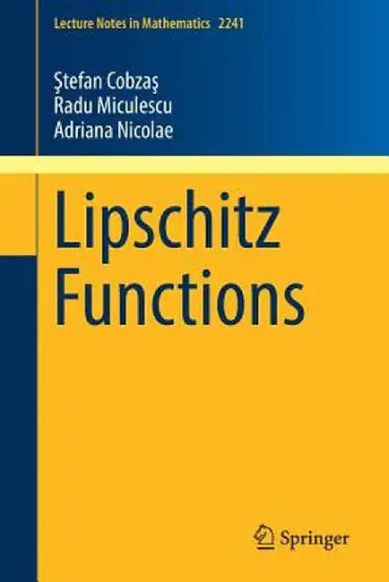 Lipschitz Functions by Ştefan Cobzaş